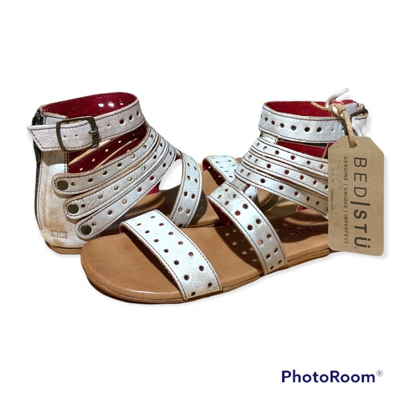 Bed Stu Shoes - Bed Stu Nectur Lux All Leather Sandal Size 8 NWT